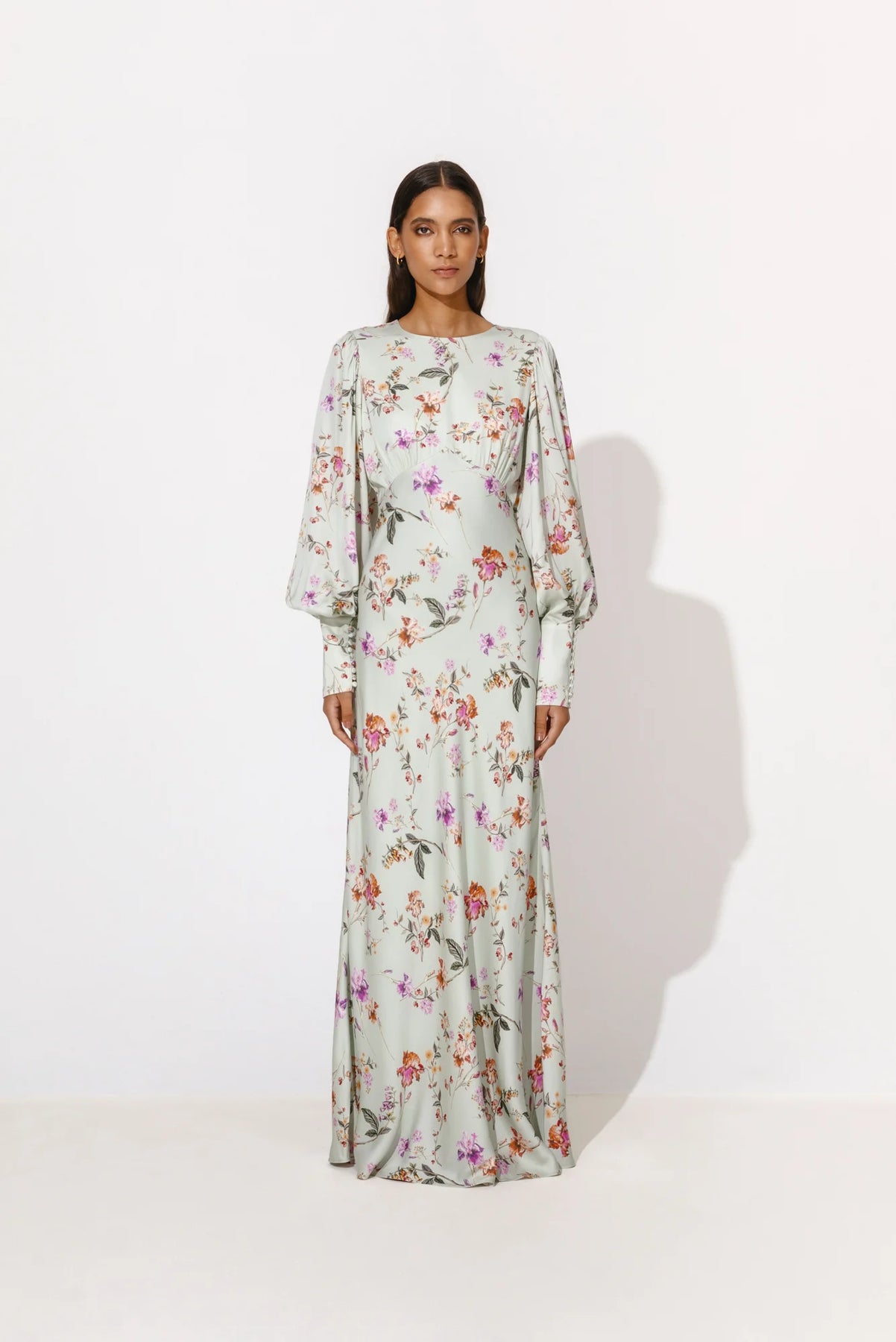 Alize Dress - Soft Floral Pistachio