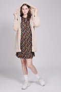 Chloe Hood Jacket - Beige - Ella & il - Jakker - VILLOID.no