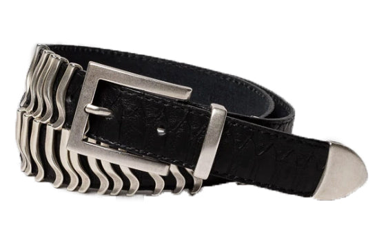 Rattle Belt - Black Python Silver - Cala Jade - Tilbehør - VILLOID.no