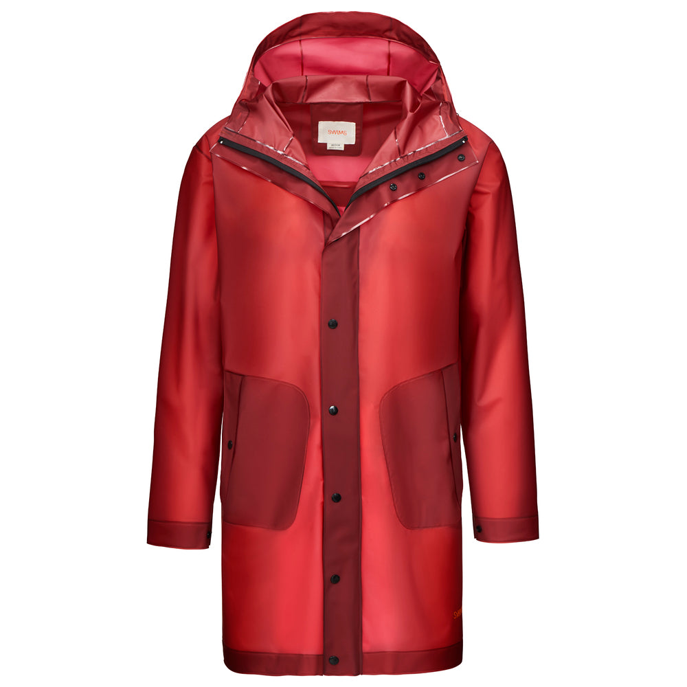 Basel Raincoat - Red - SWIMS - Jakker - VILLOID.no