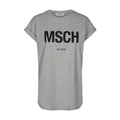 Alva Msch Est Tee - LGM/Black - Moss Copenhagen - T-skjorter & Topper - VILLOID.no