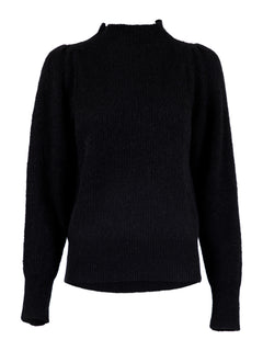 Marlia Knit Blouse - Black