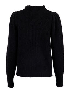 Marlia Knit Blouse - Black