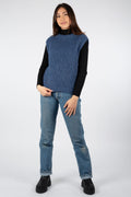 Kala Vest Wool - Denim Blue