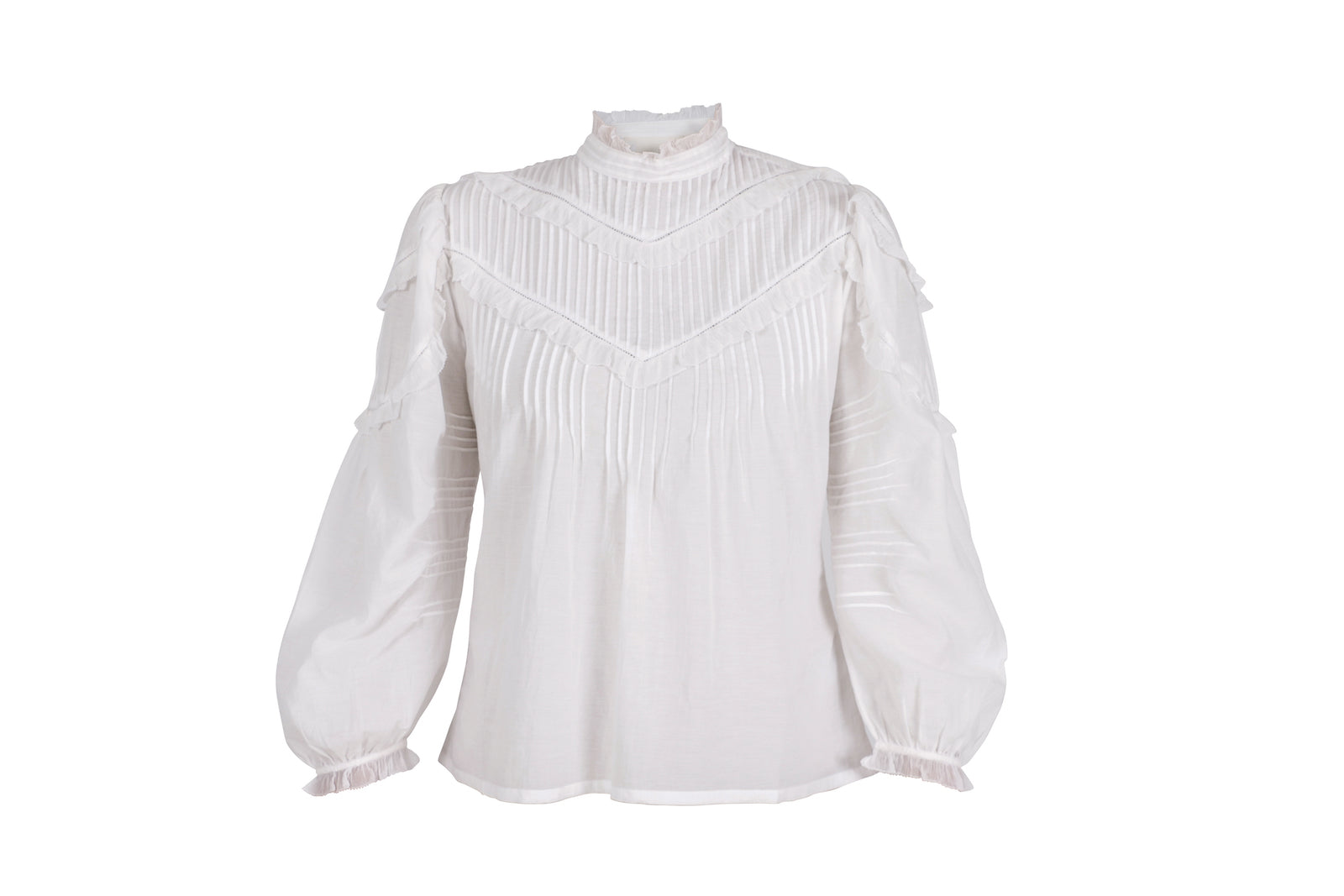 Hvit Pia Tjelta Lucia Blouse Bluse - Pia Tjelta - Bluser & Skjorter - VILLOID.no