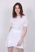 Serena Linen Dress - White - Ella & il - Kjoler - VILLOID.no