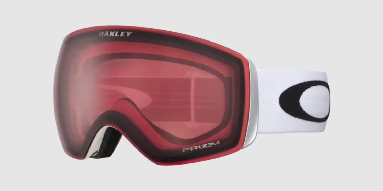 Flight Deck L Matte White - Prizm Rose - Goggles