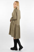 Aria Dress - Light Army