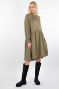 Aria Dress - Light Army