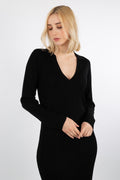 Tearz Dress - Anthracite Black