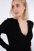 Tearz Dress - Anthracite Black