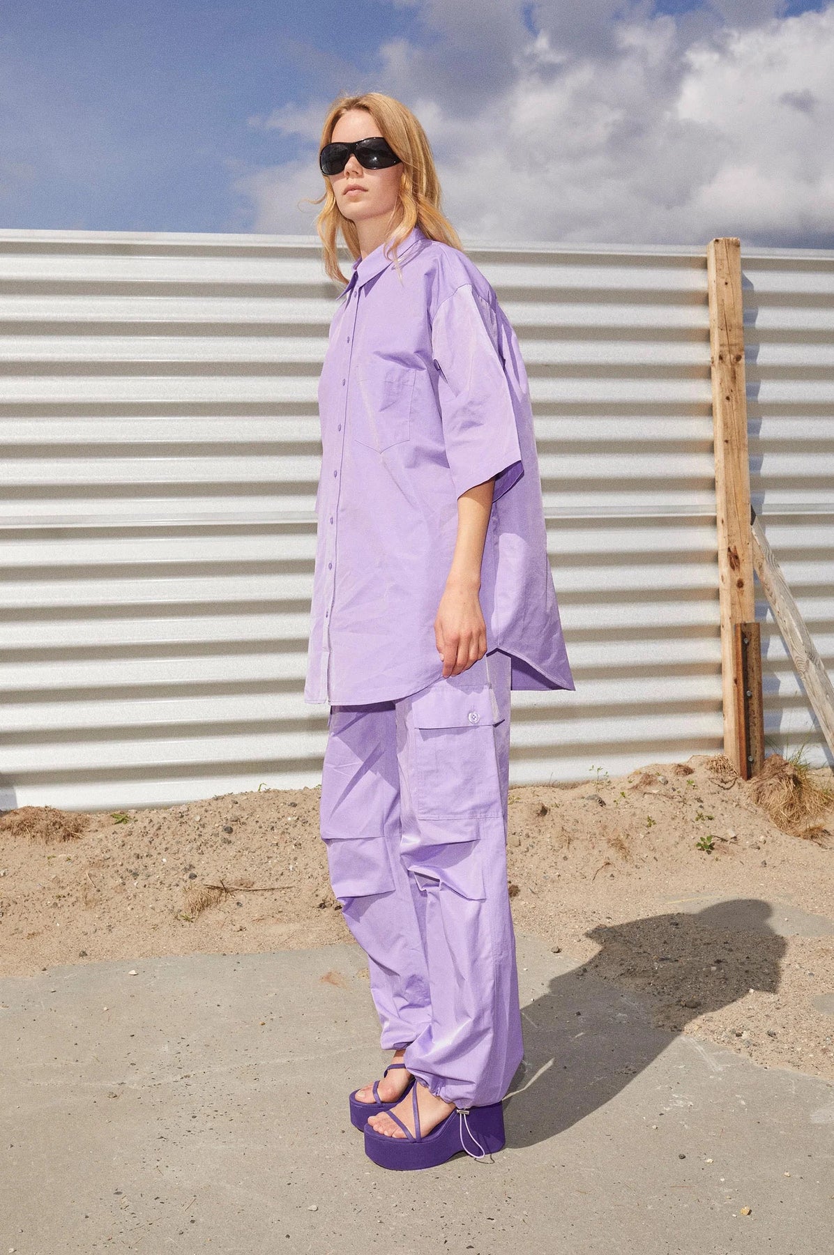 Work Pants - Digital Lavender
