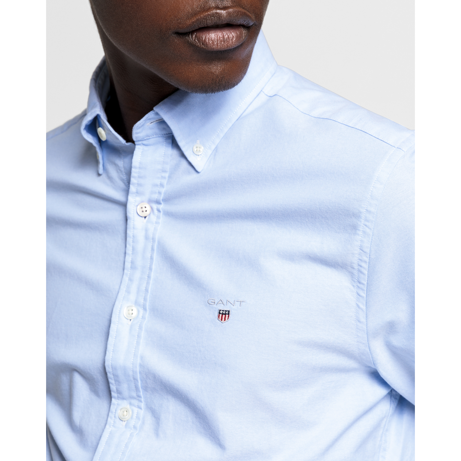 Slim Oxford BD - Capri Blue