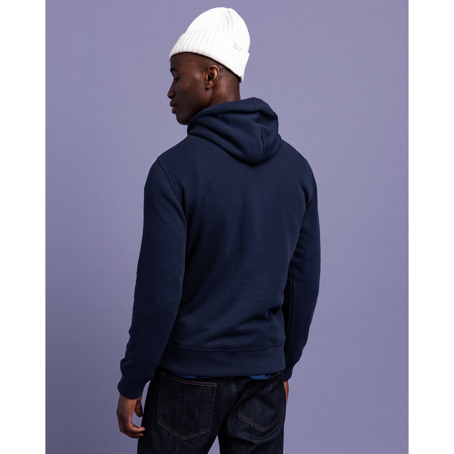 Archive Shield Hoodie - Evening Blue