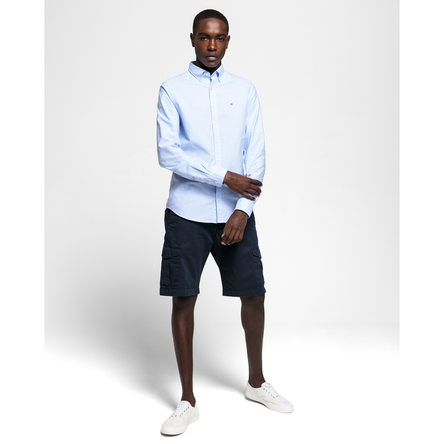 Slim Oxford BD - Capri Blue