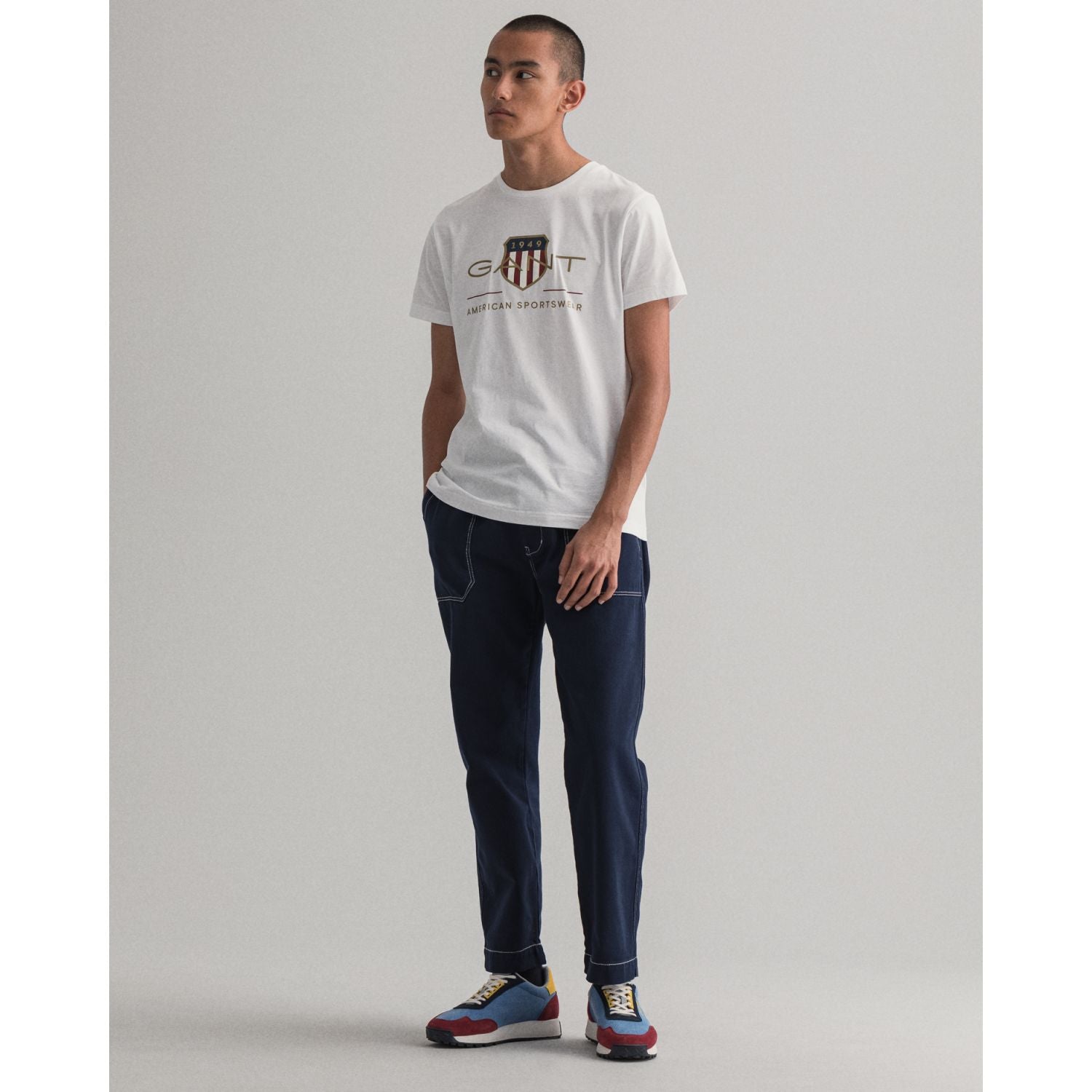 Archive Shield SS T-Shirt - White - Men