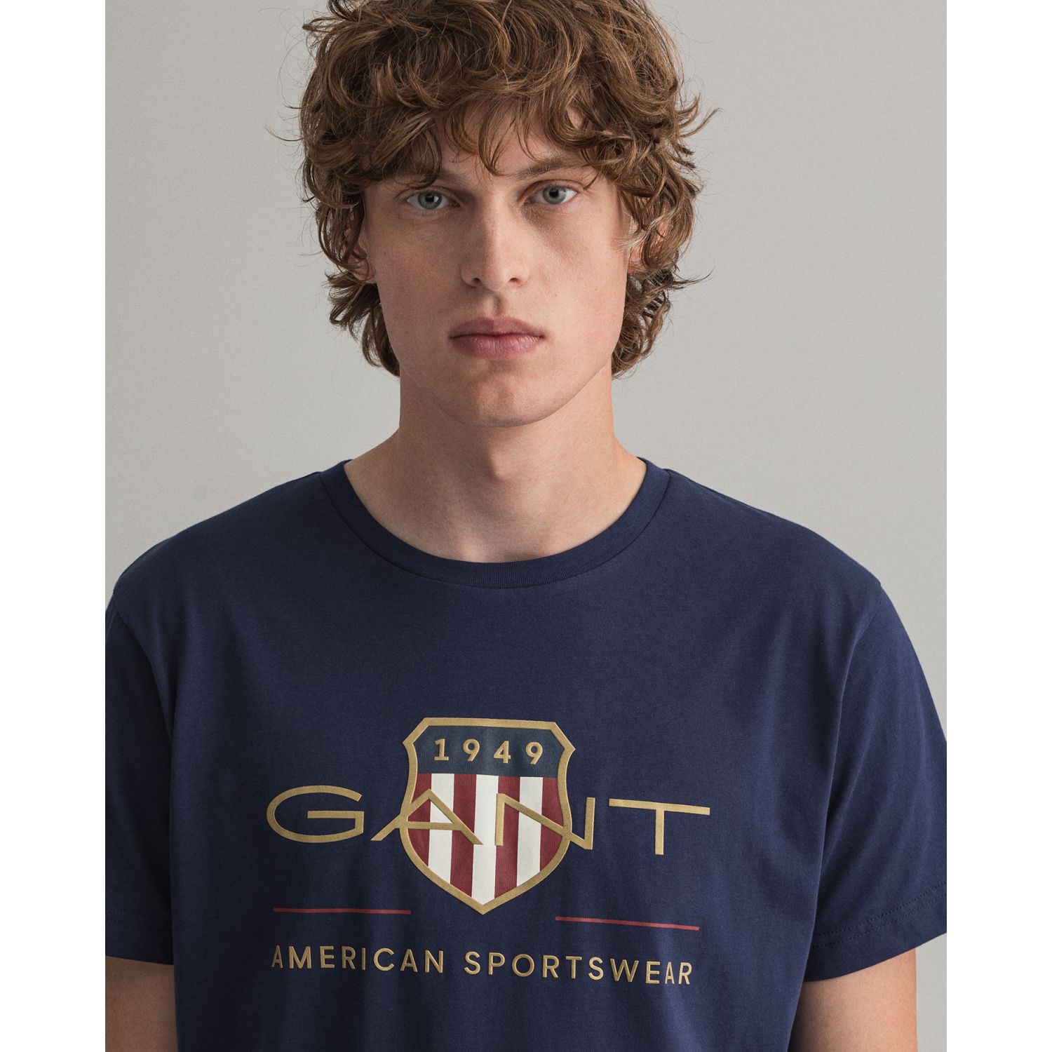 Archive Shield SS T-Shirt - Evening Blue - Men