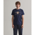Archive Shield SS T-Shirt - Evening Blue - Men