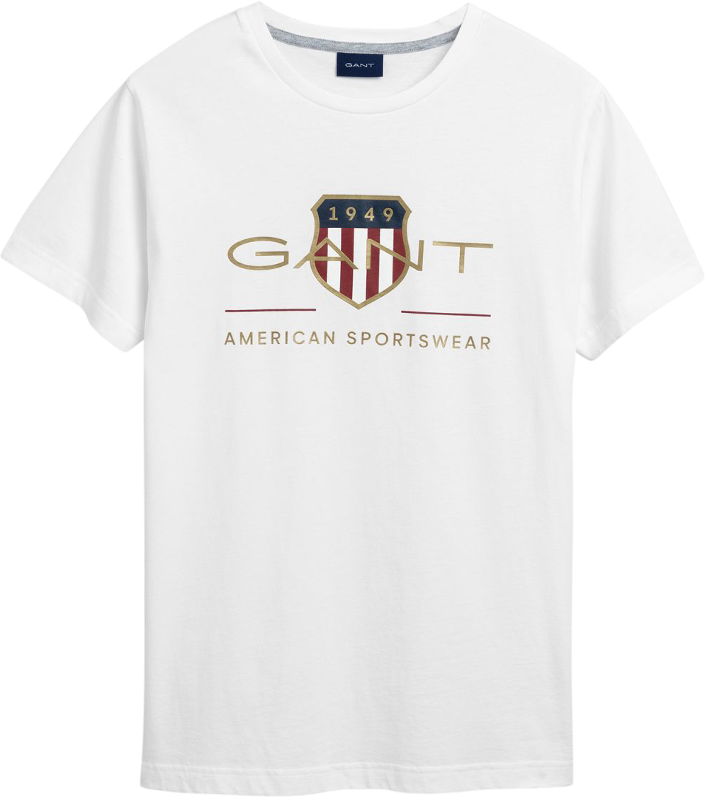 Archive Shield SS T-Shirt - White - Men