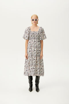 JosyGZ SS Dress - Pink Flower Draft