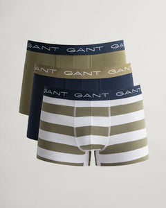 Rugby Stripe Trunk 3-Pack - Utility Green