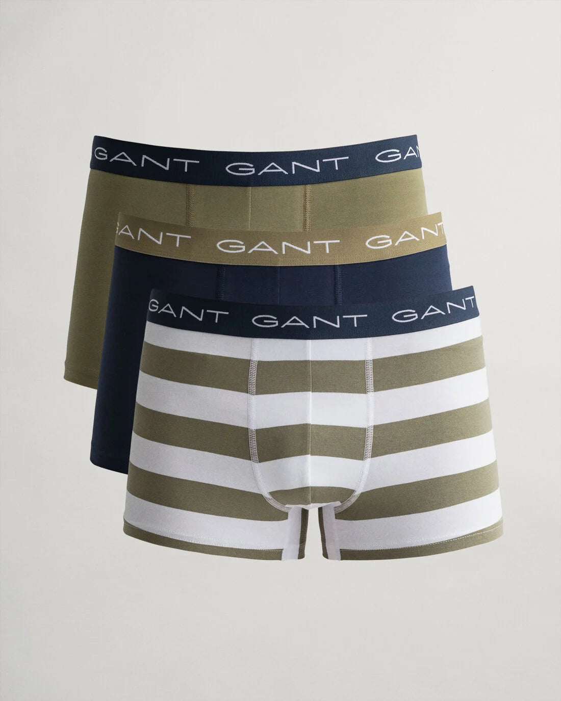 Rugby Stripe Trunk 3-Pack - Utility Green