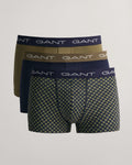 3-Pack Foulard Print Trunks - Evening Blue