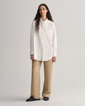 Linen Viscose Pull-On Pants - Horn Beige