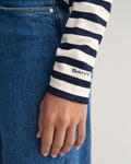 Striped LS T-Shirt - Evening Blue