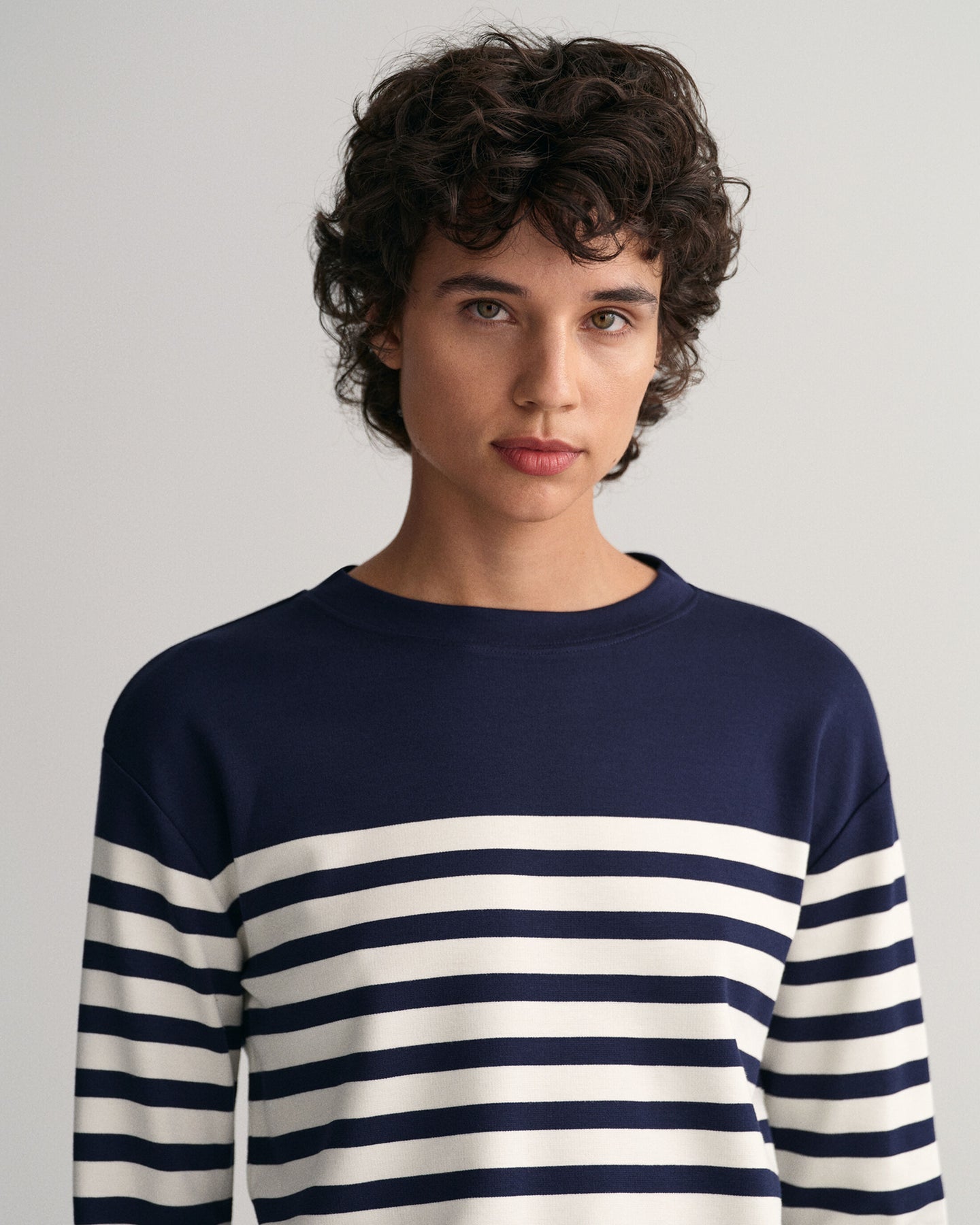 Striped LS T-Shirt - Evening Blue