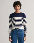 Striped LS T-Shirt - Evening Blue