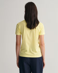 Sunfaded V-Neck Ss T-Shirt - Lemonade Yellow