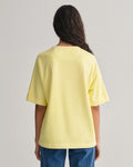 Sunfaded Ss C-Neck Sweat - Lemonade Yellow