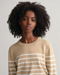 Light Cotton Breton C-Neck - Dry Sand