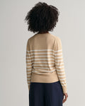 Light Cotton Breton C-Neck - Dry Sand