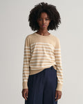 Light Cotton Breton C-Neck - Dry Sand