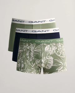 Trunk 3-Pack - Tropical Leaves Print