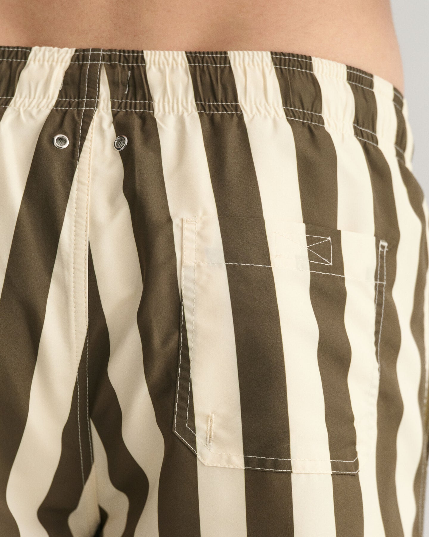 CF Block Stripe Swim Shorts - Racing Green