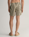 CF Block Stripe Swim Shorts - Racing Green