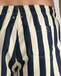 CF Block Stripe Swim Shorts - Evening Blue