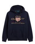Archive Shield Hoodie - Evening Blue
