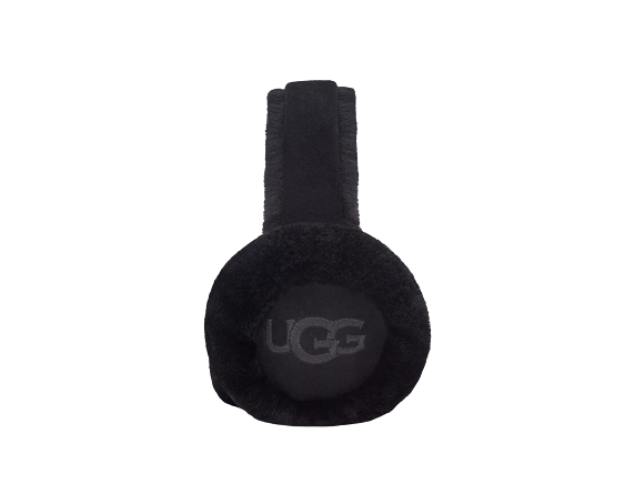 W Embroidered L Earmuffs - Svart