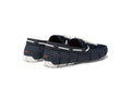 Braided Lace Loafer - Navy/White