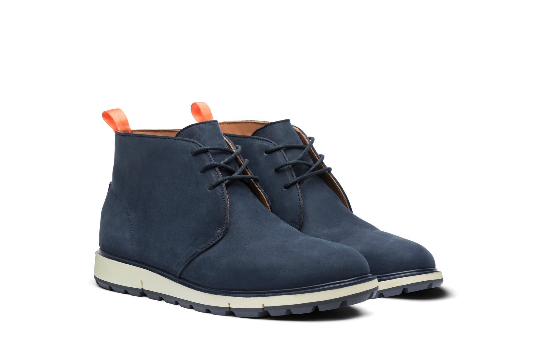 Motion Chukka Lug Sole - Navy/Ivory/Orange