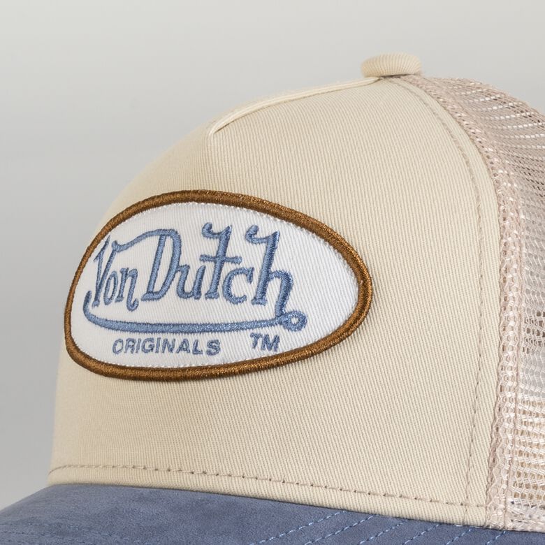 Trucker Boston - Beige/Blå