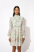 Francesca Dress - Soft Floral Pistachio