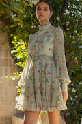 Francesca Dress - Soft Floral Pistachio