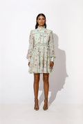 Francesca Dress - Soft Floral Pistachio