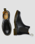 Dr. Martens 2976 Yellow Stitch Smooth Leather Chelsea Boots