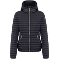 2224U Hooded Down Jacket - Navy Blue